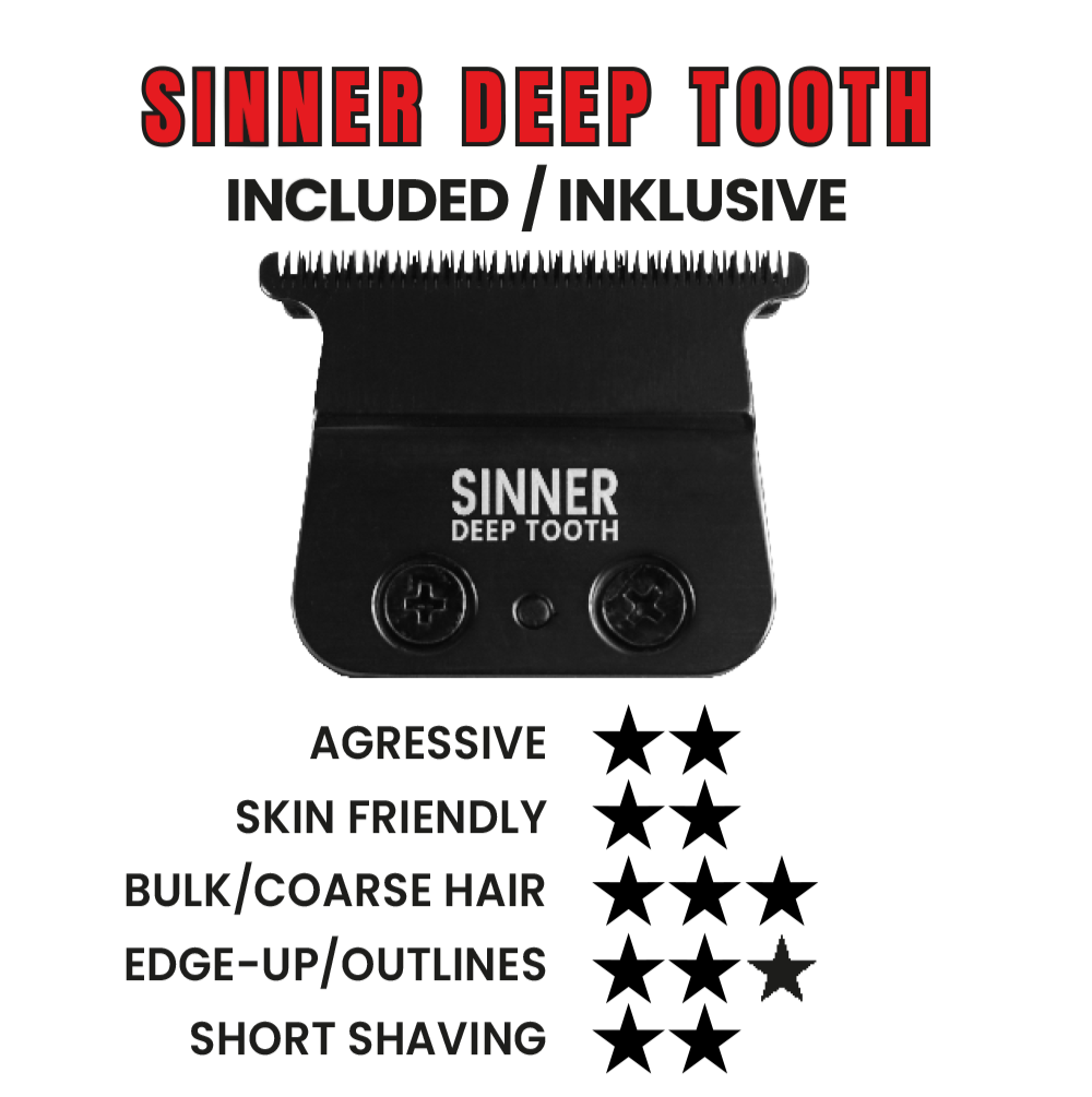 Ostrze Kyone Sinner Deep Tooth | Trymer Sinner